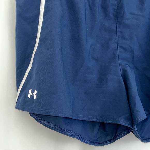 Women’s Under Armour Blue Loose Running Shorts Size XL - Picture 2 of 4